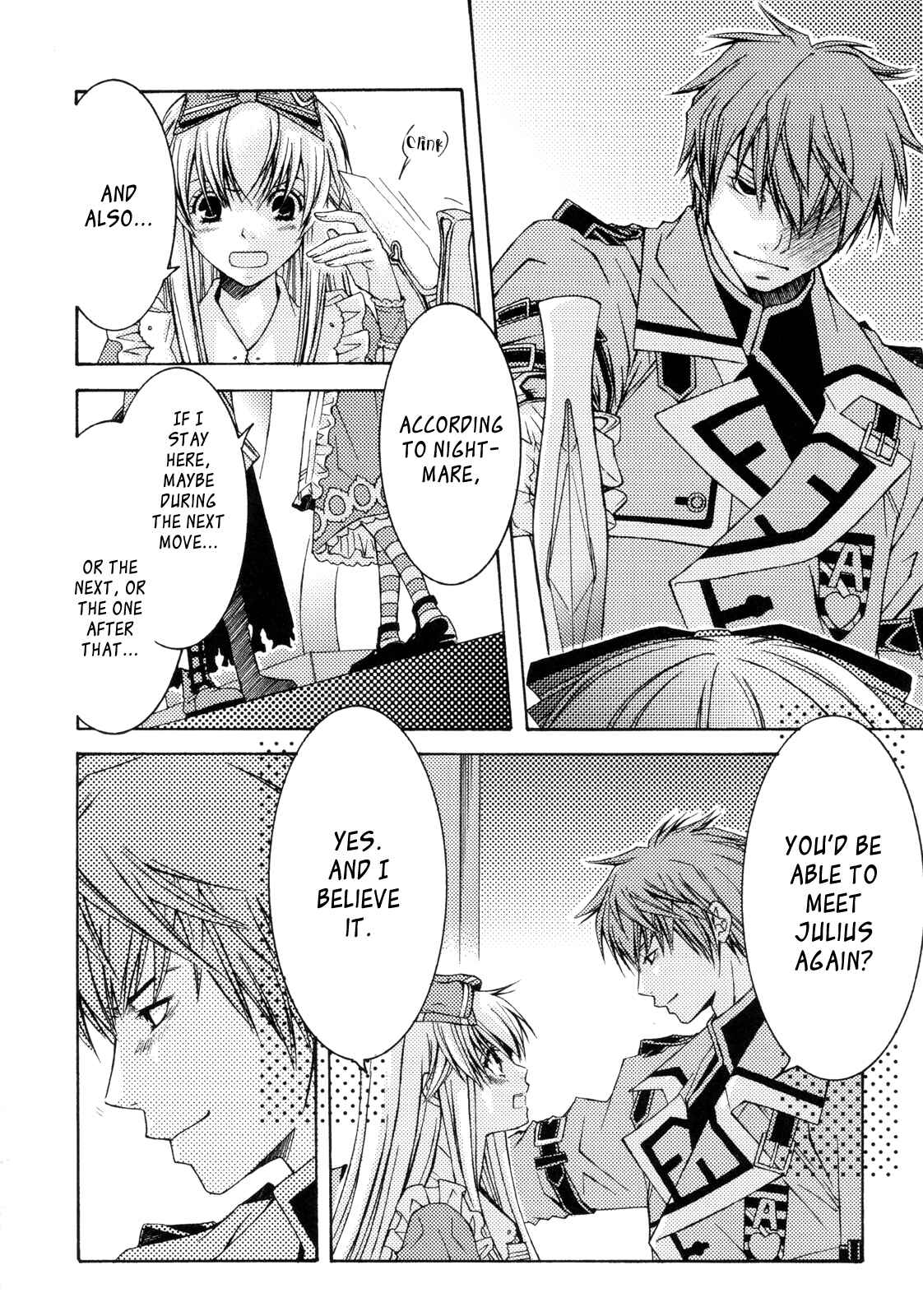 Page 22 Chapter 11 Clover no Kuni no Alice ~Kuroi Tokage to Nigai Aji~