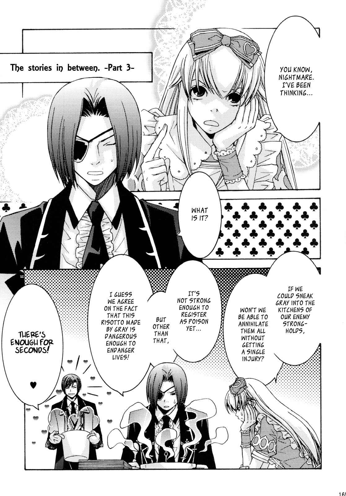 Page 18 Chapter 8.5 Clover no Kuni no Alice ~Kuroi Tokage to Nigai Aji~