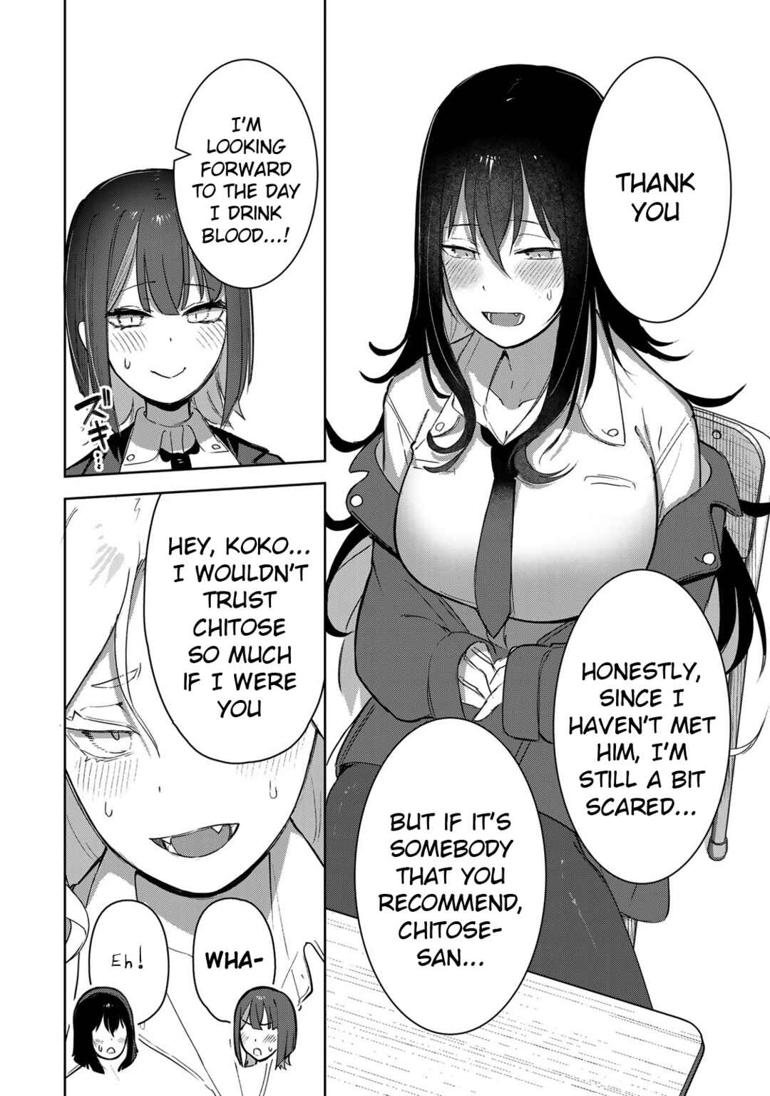 Page 8 Chapter 5 Kyuuketsuki-san wa Chitoraretai