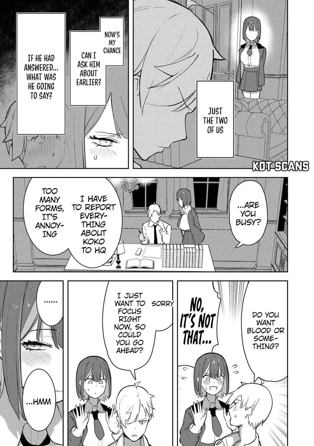 Page 12 Chapter 7 Kyuuketsuki-san wa Chitoraretai