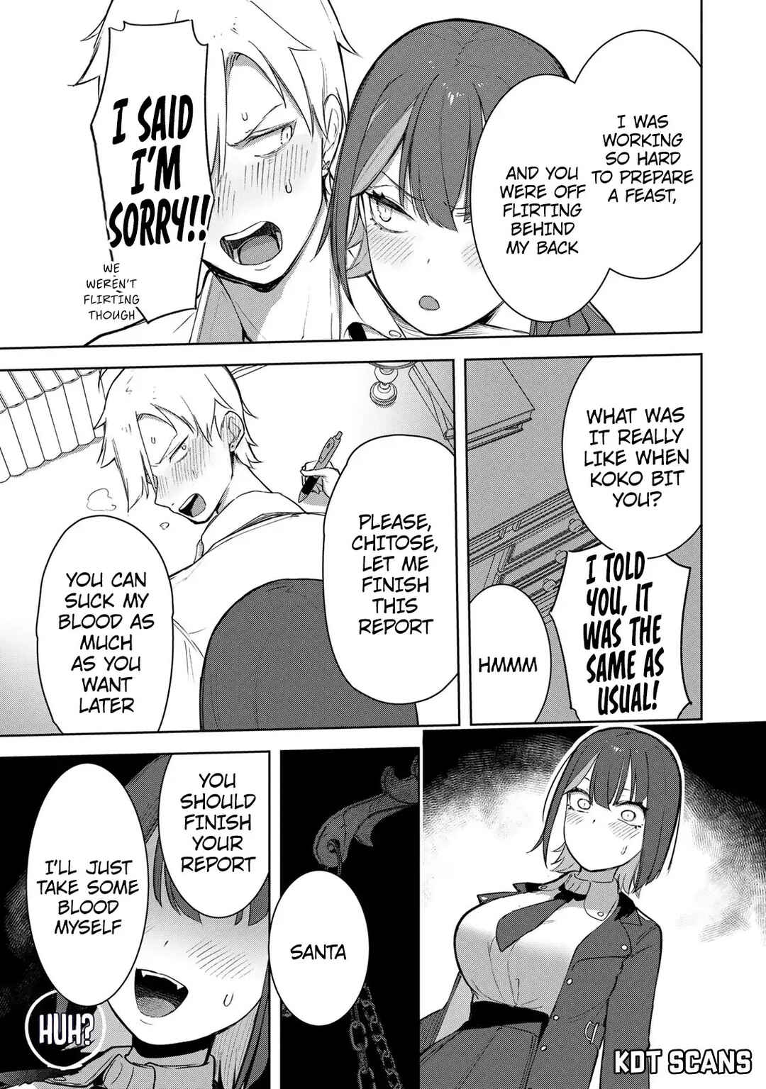 Page 14 Chapter 7 Kyuuketsuki-san wa Chitoraretai