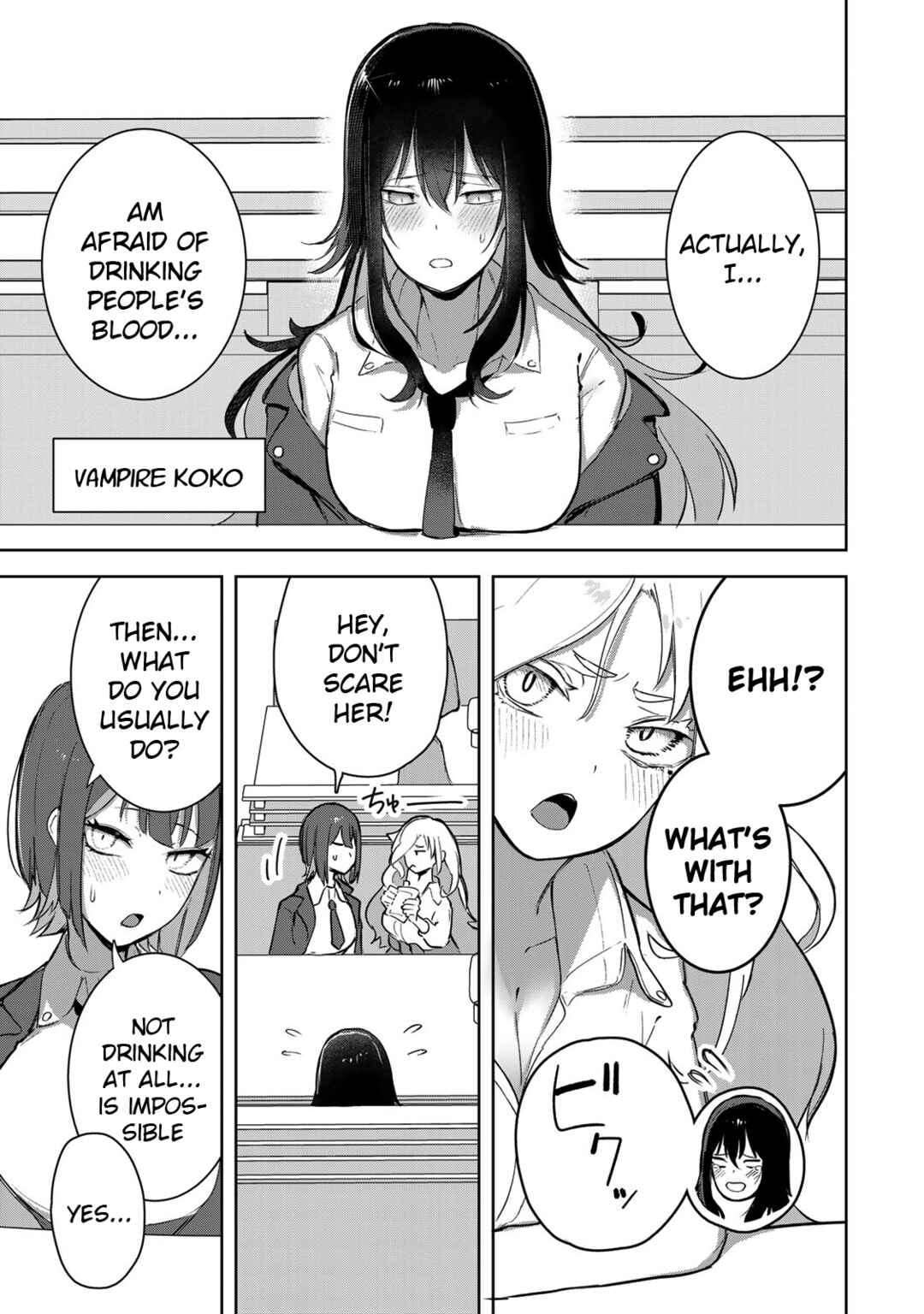 Page 7 Chapter 4 Kyuuketsuki-san wa Chitoraretai