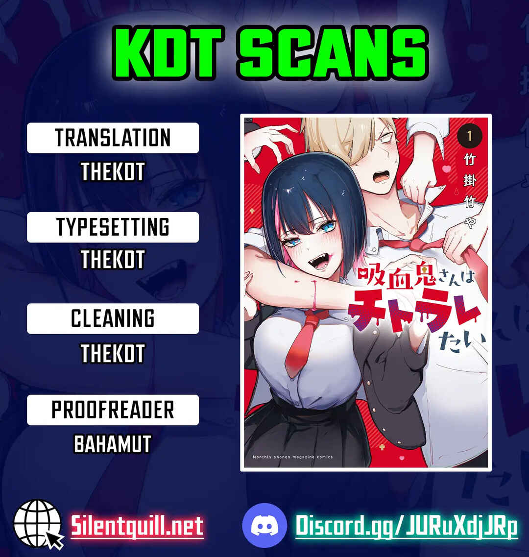 Page 1 Chapter 14 Kyuuketsuki-san wa Chitoraretai