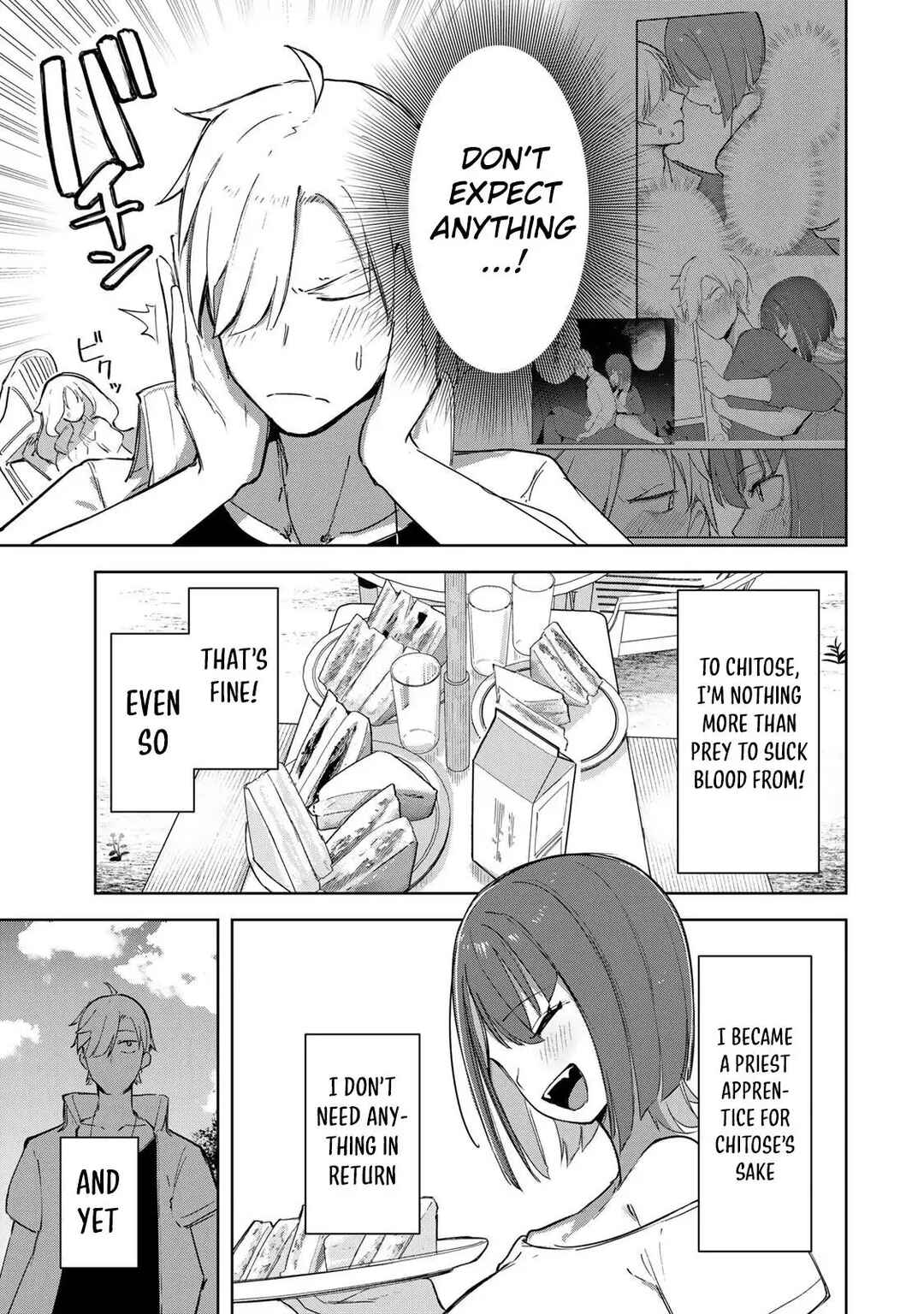 Page 4 Chapter 14 Kyuuketsuki-san wa Chitoraretai