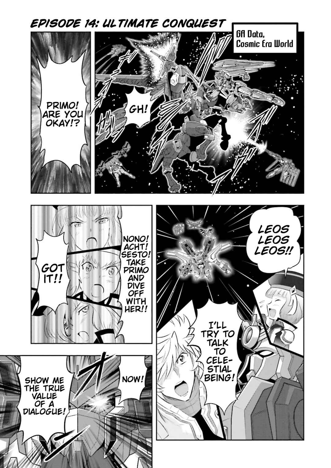 Page 1 Chapter 14 GUNDAM EXA VS