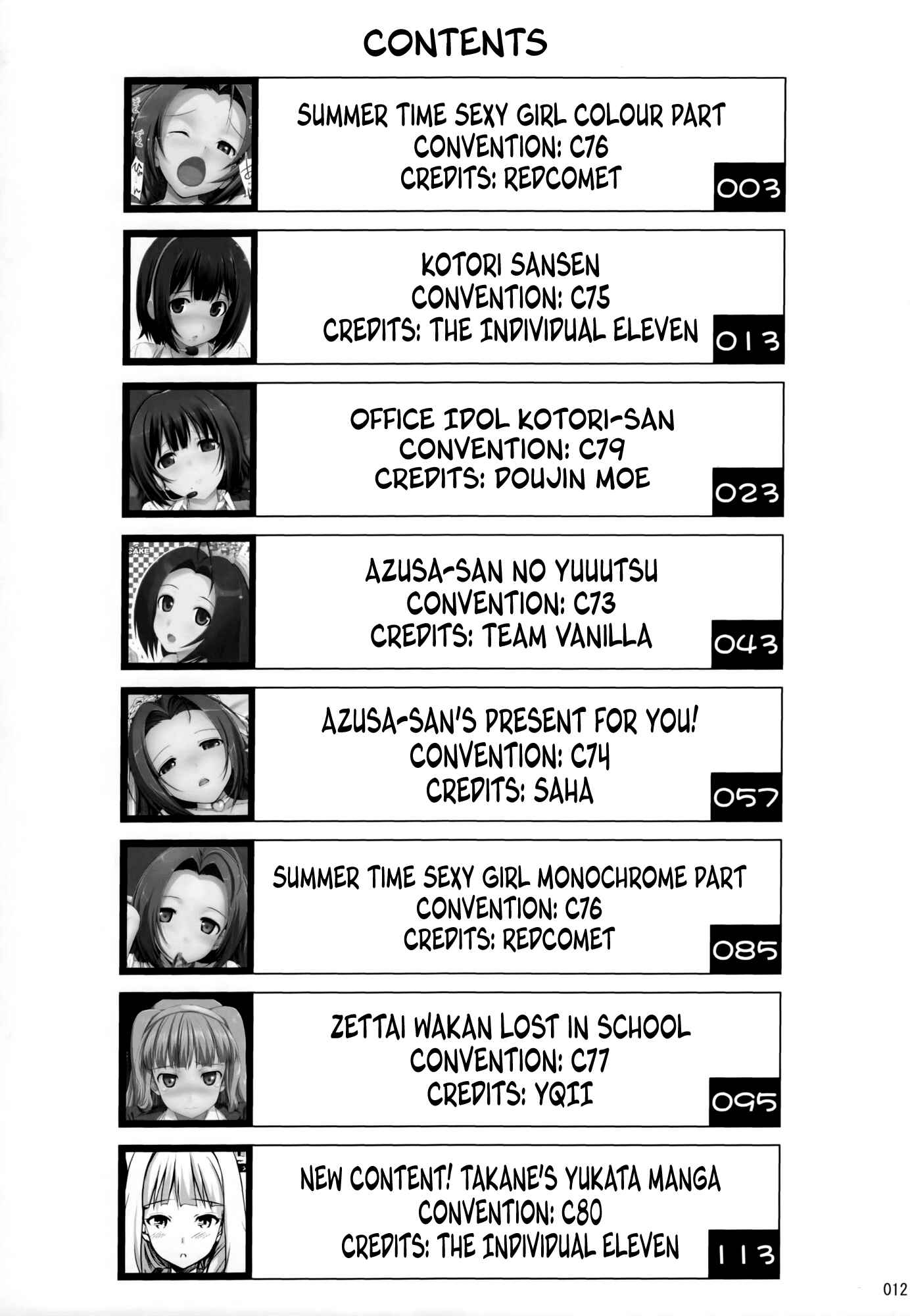 Page 2 Chapter 0 THE iDOLM@STER - Jeno Gravure (Doujinshi)