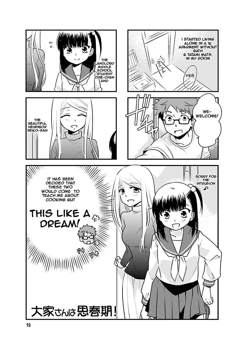 Page 1 Chapter 3 Ooya-san wa Shishunki!