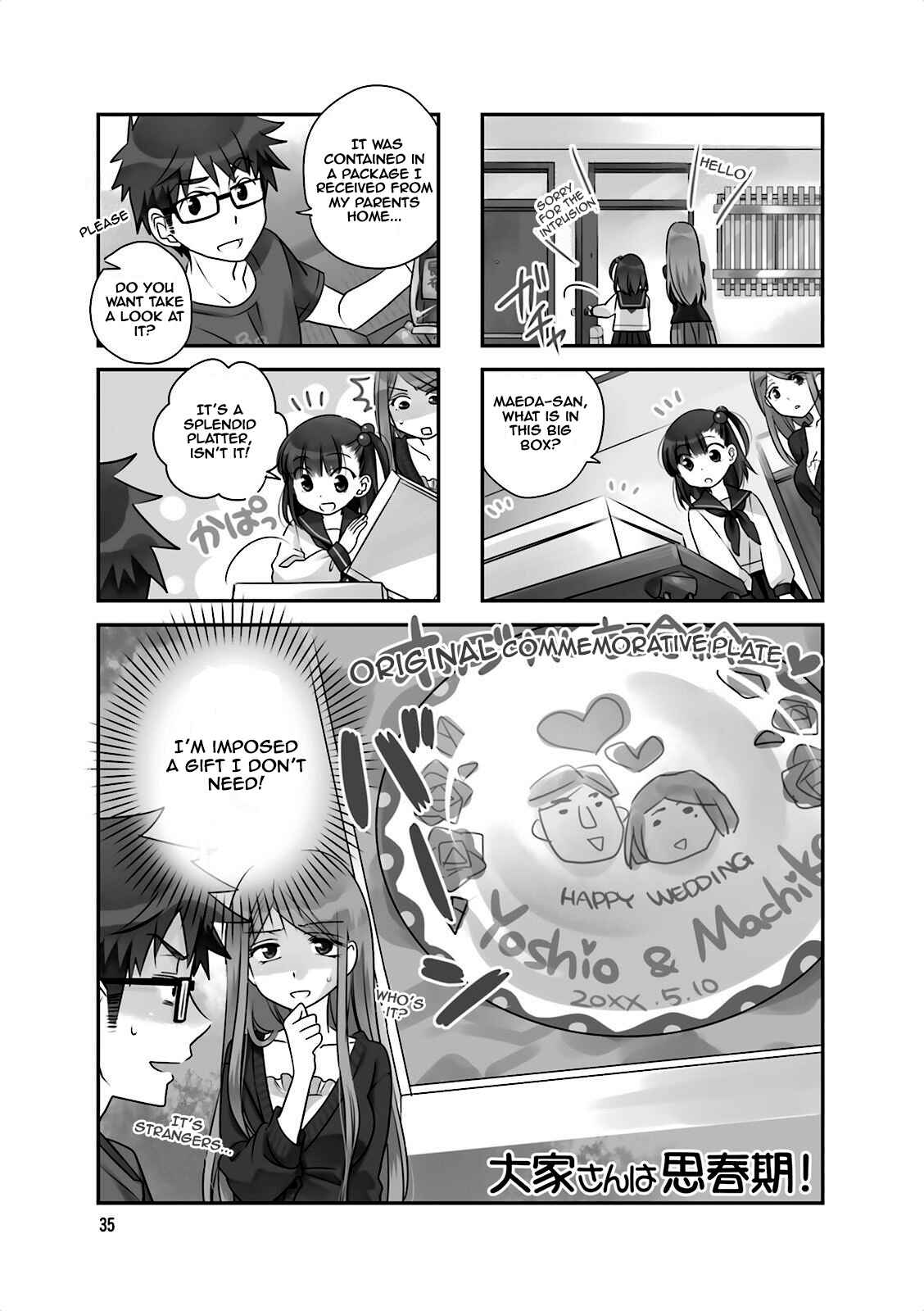 Page 1 Chapter 20 Ooya-san wa Shishunki!