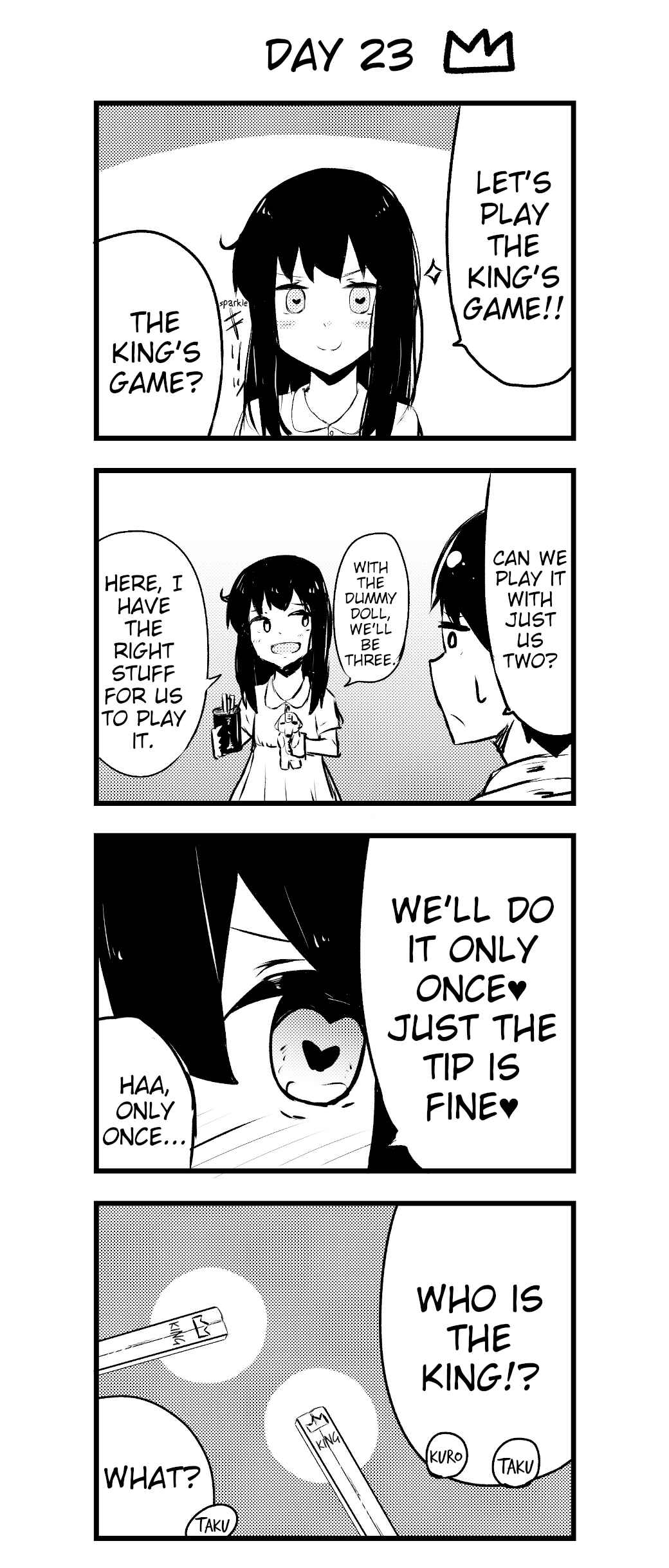 Page 1 Chapter 23 A Story About Wanting to Commit Suicide, but Its Scary so I Find a Yandere Girl to Kill Me, but After 100 days, I Somehow Got ○○