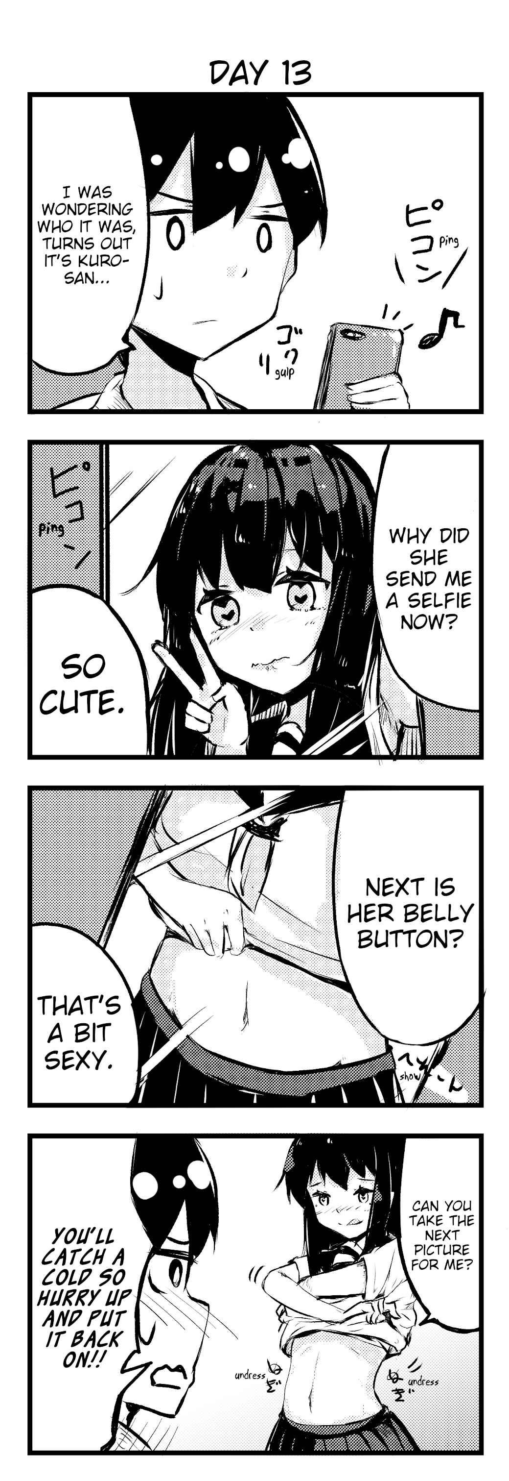 Page 1 Chapter 13 A Story About Wanting to Commit Suicide, but Its Scary so I Find a Yandere Girl to Kill Me, but After 100 days, I Somehow Got ○○