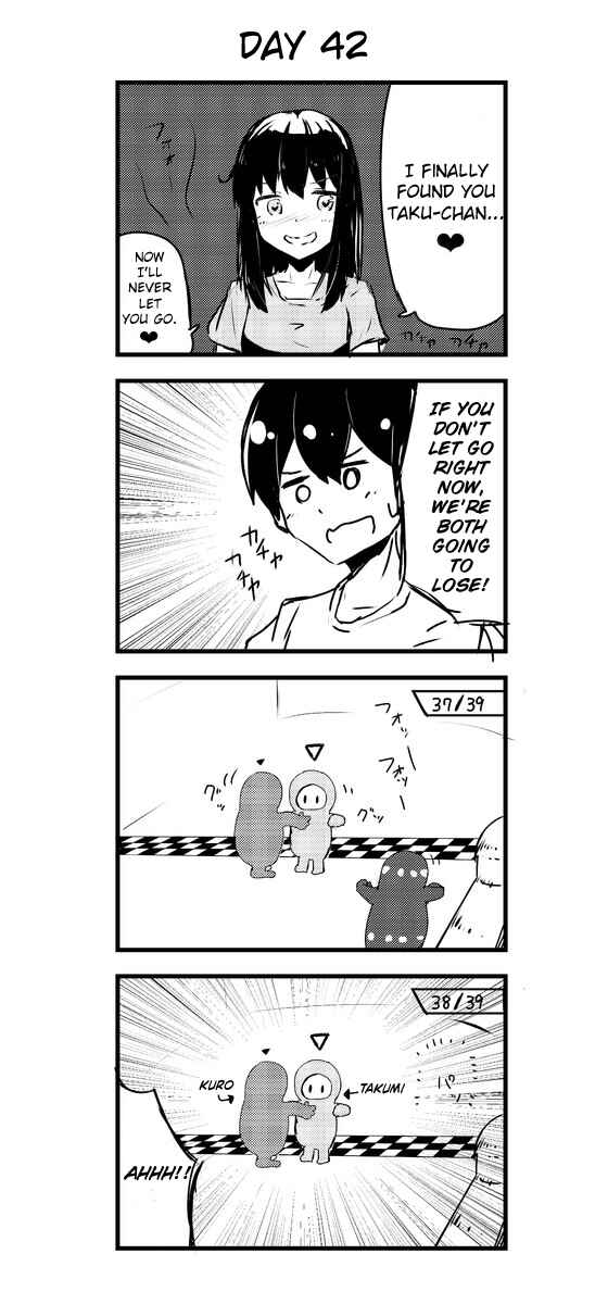 Page 1 Chapter 42 A Story About Wanting to Commit Suicide, but Its Scary so I Find a Yandere Girl to Kill Me, but After 100 days, I Somehow Got ○○