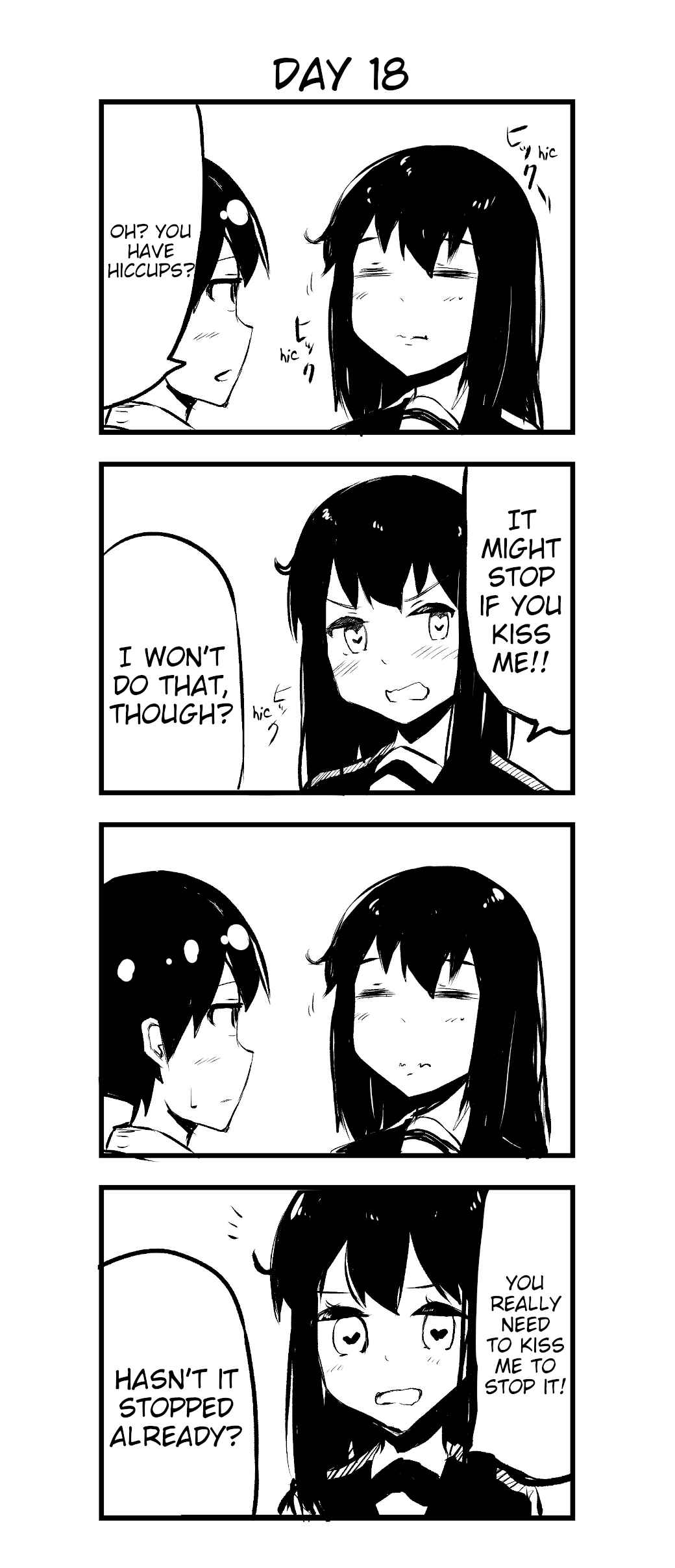 Page 1 Chapter 18 A Story About Wanting to Commit Suicide, but Its Scary so I Find a Yandere Girl to Kill Me, but After 100 days, I Somehow Got ○○