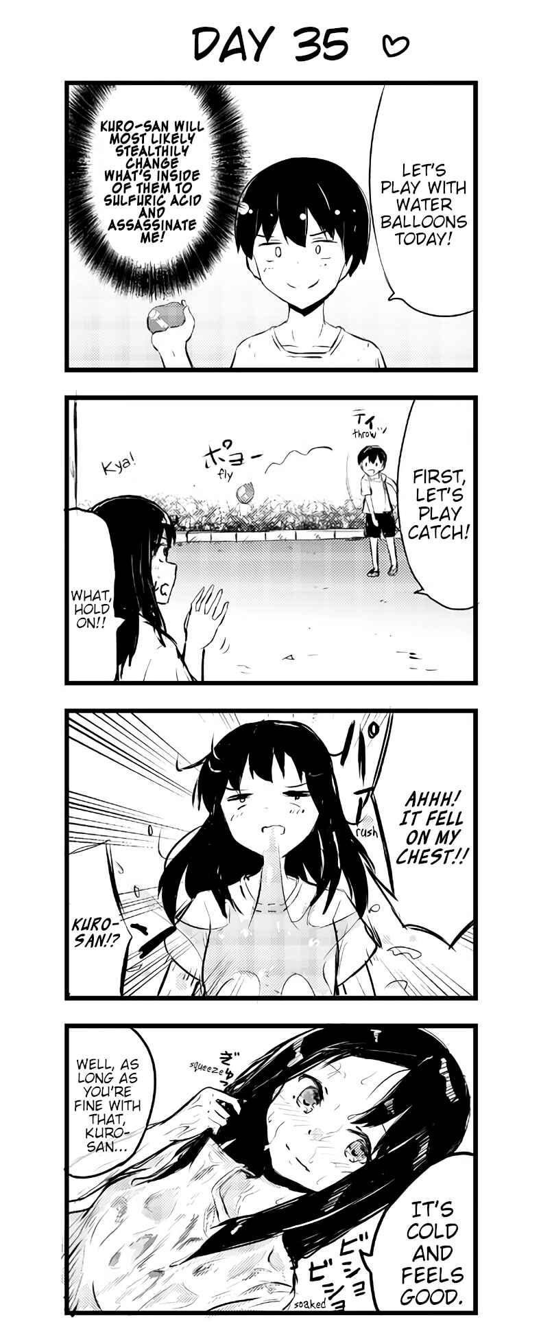 Page 1 Chapter 35 A Story About Wanting to Commit Suicide, but Its Scary so I Find a Yandere Girl to Kill Me, but After 100 days, I Somehow Got ○○