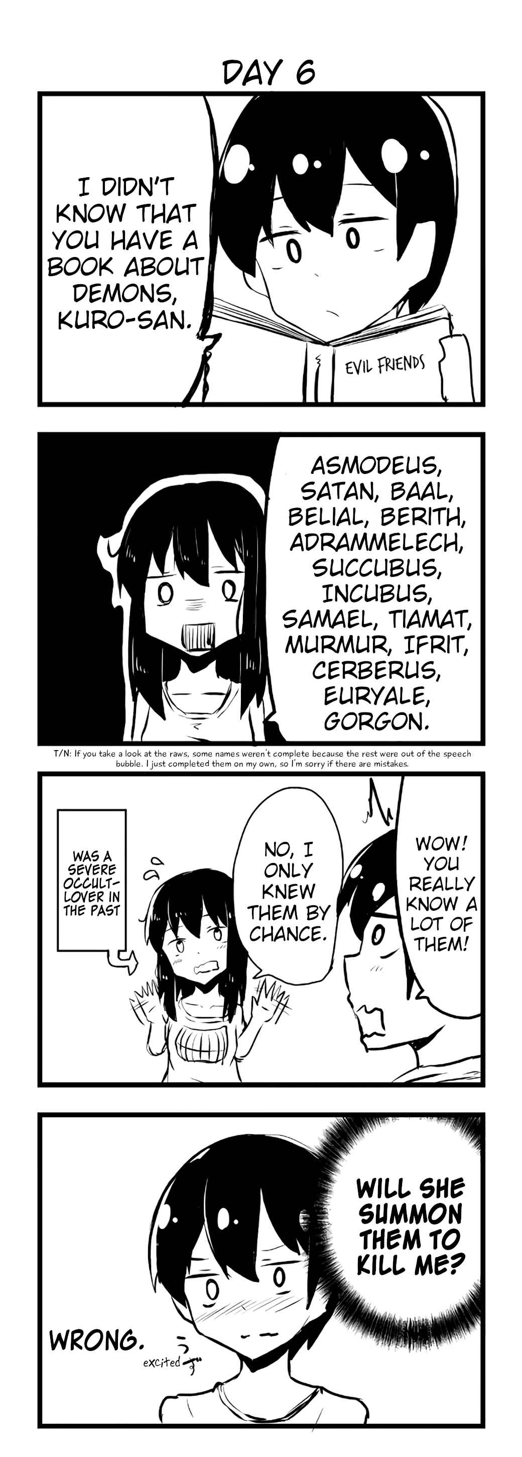 Page 1 Chapter 6 A Story About Wanting to Commit Suicide, but Its Scary so I Find a Yandere Girl to Kill Me, but After 100 days, I Somehow Got ○○