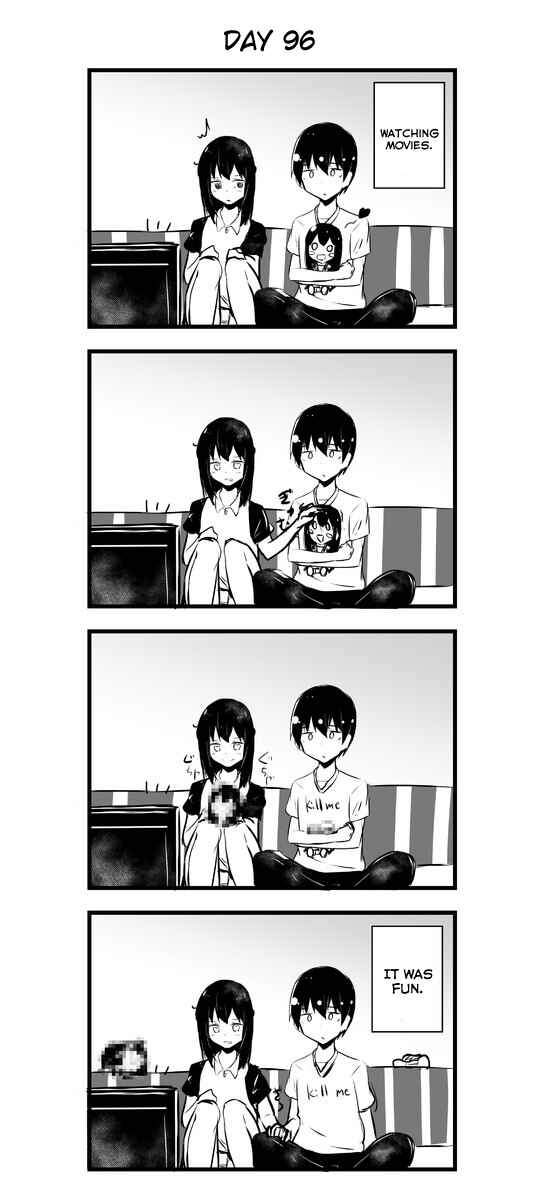 Page 1 Chapter 96 A Story About Wanting to Commit Suicide, but Its Scary so I Find a Yandere Girl to Kill Me, but After 100 days, I Somehow Got ○○