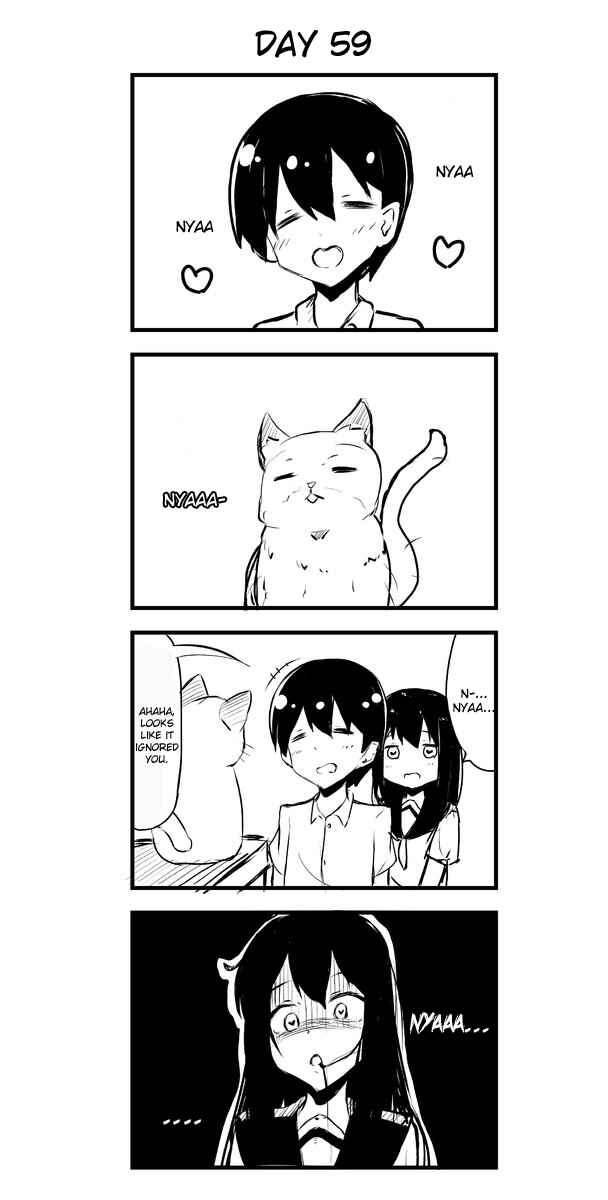Page 1 Chapter 59 A Story About Wanting to Commit Suicide, but Its Scary so I Find a Yandere Girl to Kill Me, but After 100 days, I Somehow Got ○○