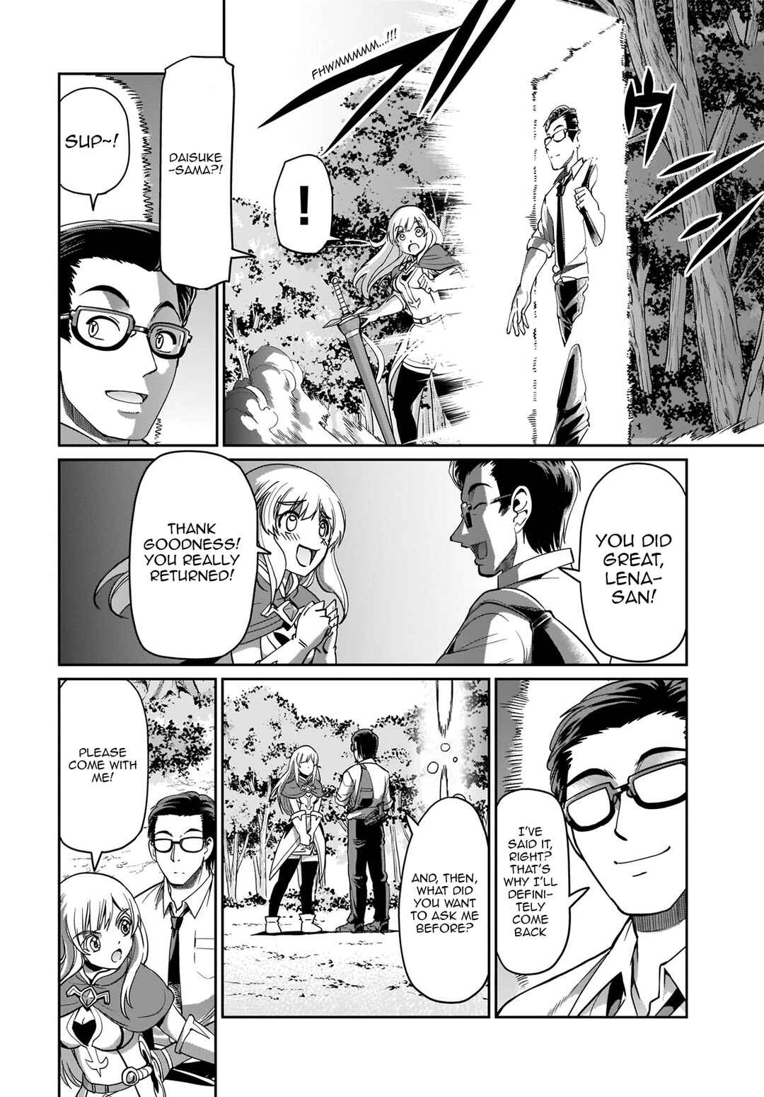 Page 13 Chapter 2 Isekai Shoukan Oji-san no Juumusou Life ~Sabage Suki Salaryman wa Kaisha Owari ni Isekai e Chokki suru~