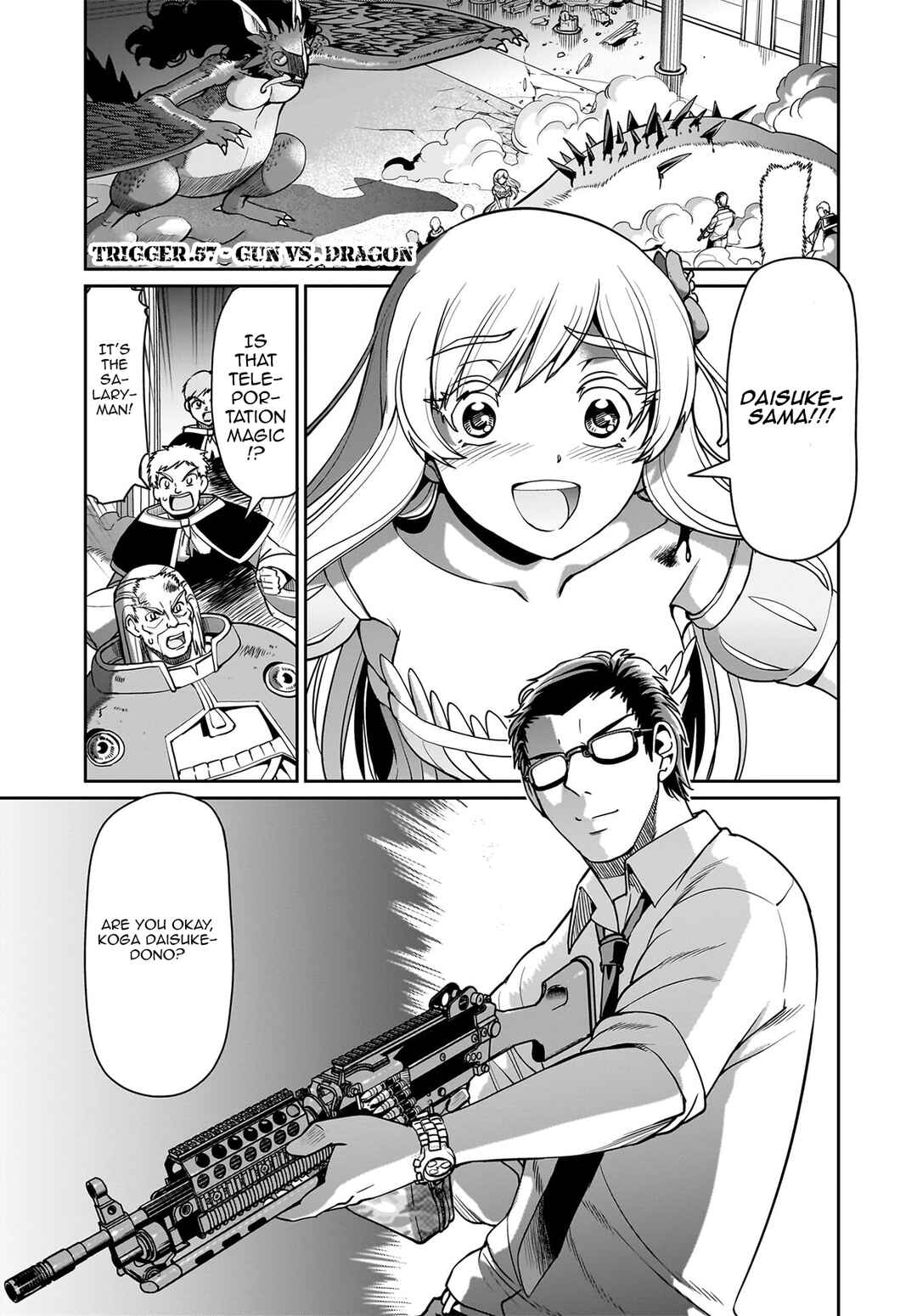 Page 2 Chapter 57 Isekai Shoukan Oji-san no Juumusou Life ~Sabage Suki Salaryman wa Kaisha Owari ni Isekai e Chokki suru~