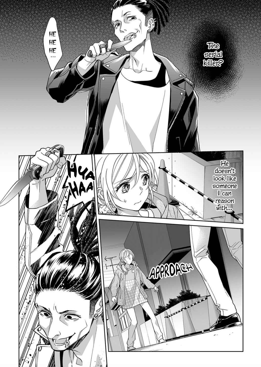 Page 10 Chapter 13 Goukon Aite wa Nikushoku Keikan?!