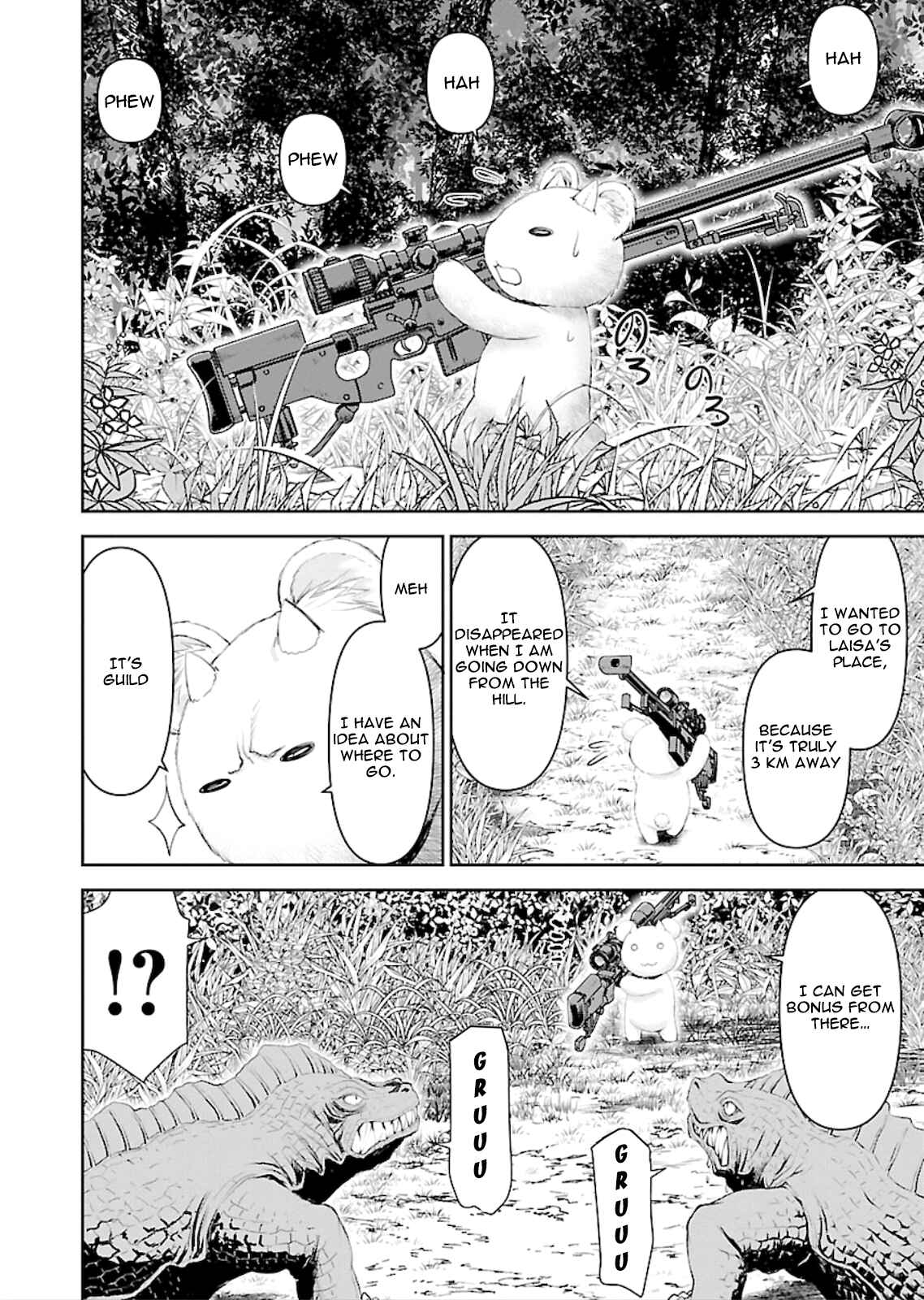 Page 6 Chapter 2 Isekai Sniper wa Onna Senshi no Mofumofu Aigan Doubutsu