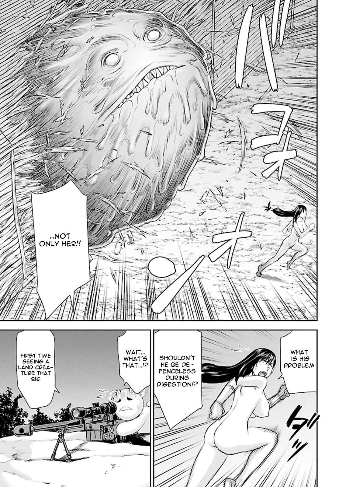 Page 27 Chapter 4 Isekai Sniper wa Onna Senshi no Mofumofu Aigan Doubutsu
