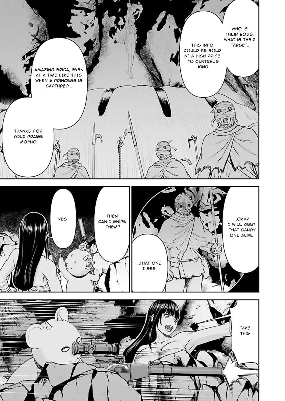 Page 14 Chapter 10 Isekai Sniper wa Onna Senshi no Mofumofu Aigan Doubutsu