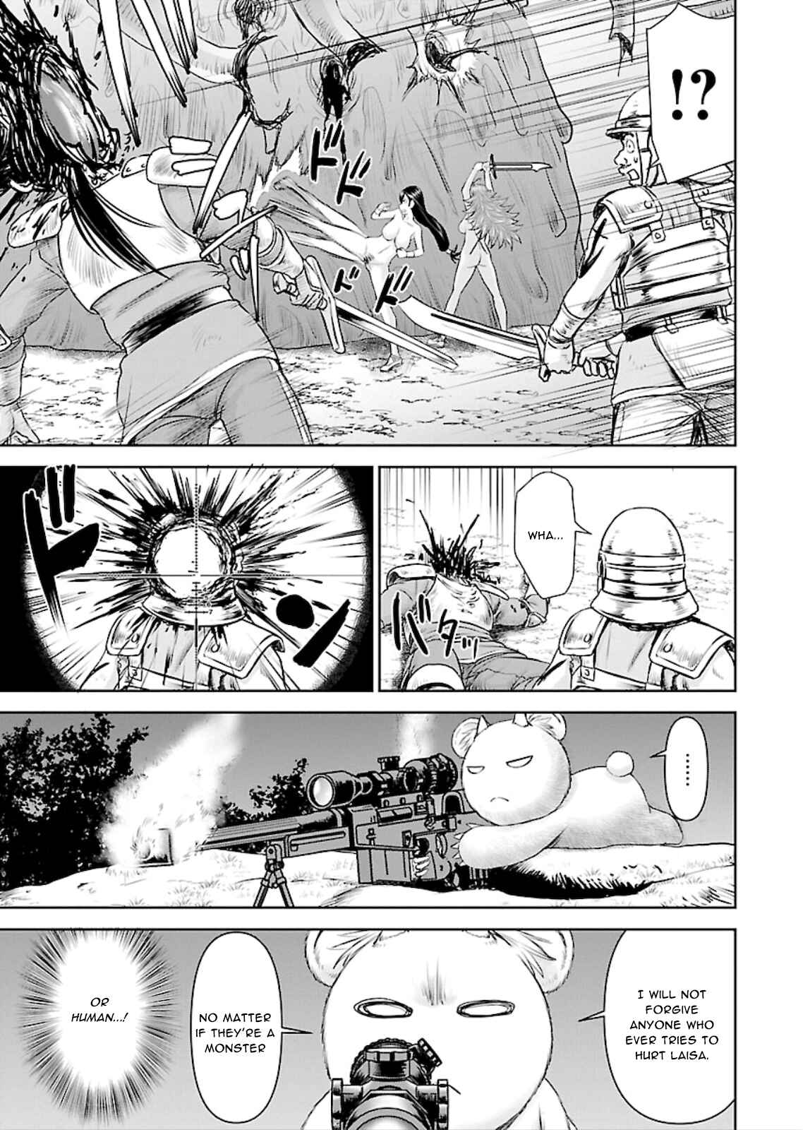 Page 16 Chapter 5 Isekai Sniper wa Onna Senshi no Mofumofu Aigan Doubutsu