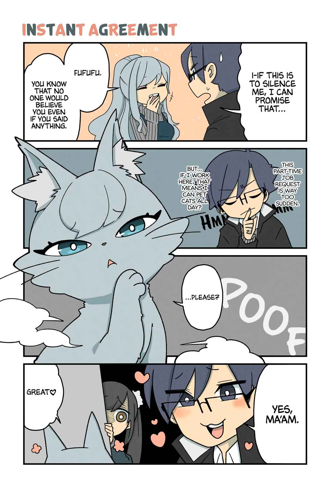 Page 1 Chapter 64 Neko no Te datte Yaku ni Tatsu