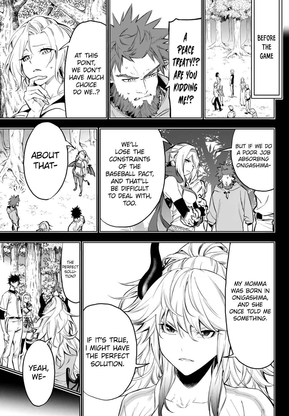 Page 13 Chapter 37.1 Yakyuu de Sensou suru Isekai de Choukoukoukyuu Ace ga Jakushou Kokka o Sukuu Youdesu