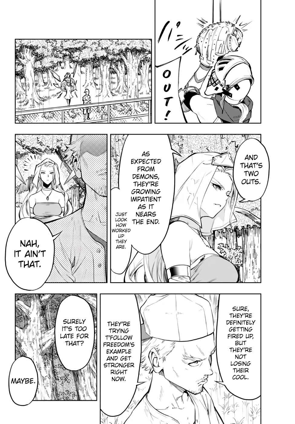 Page 22 Chapter 34.1 Yakyuu de Sensou suru Isekai de Choukoukoukyuu Ace ga Jakushou Kokka o Sukuu Youdesu
