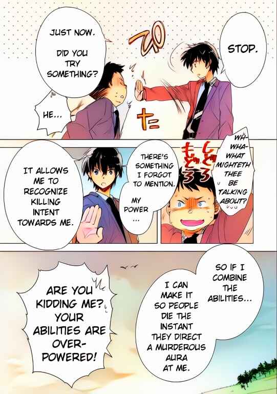 Page 9 Chapter 2 Sokushi Cheat ga Saikyou Sugite, Isekai no Yatsura ga Marude Aite ni Naranai n desu ga (Fan Colored)