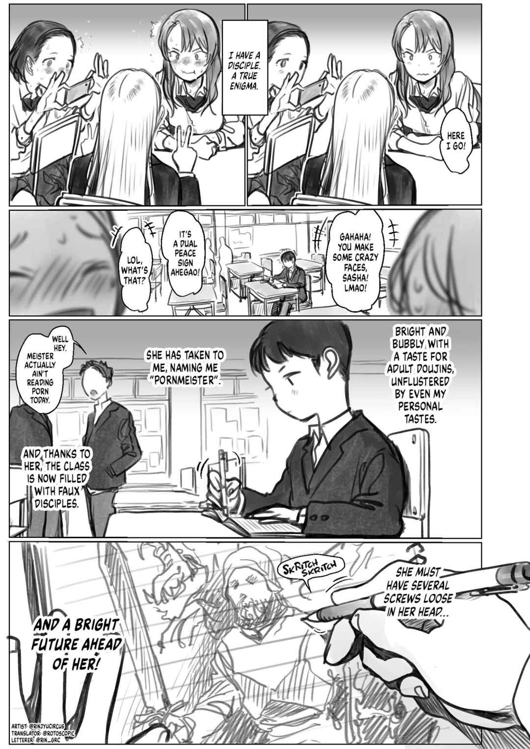 Page 1 Chapter 3 JC Sasha-chan to Classmate Otaku-kun