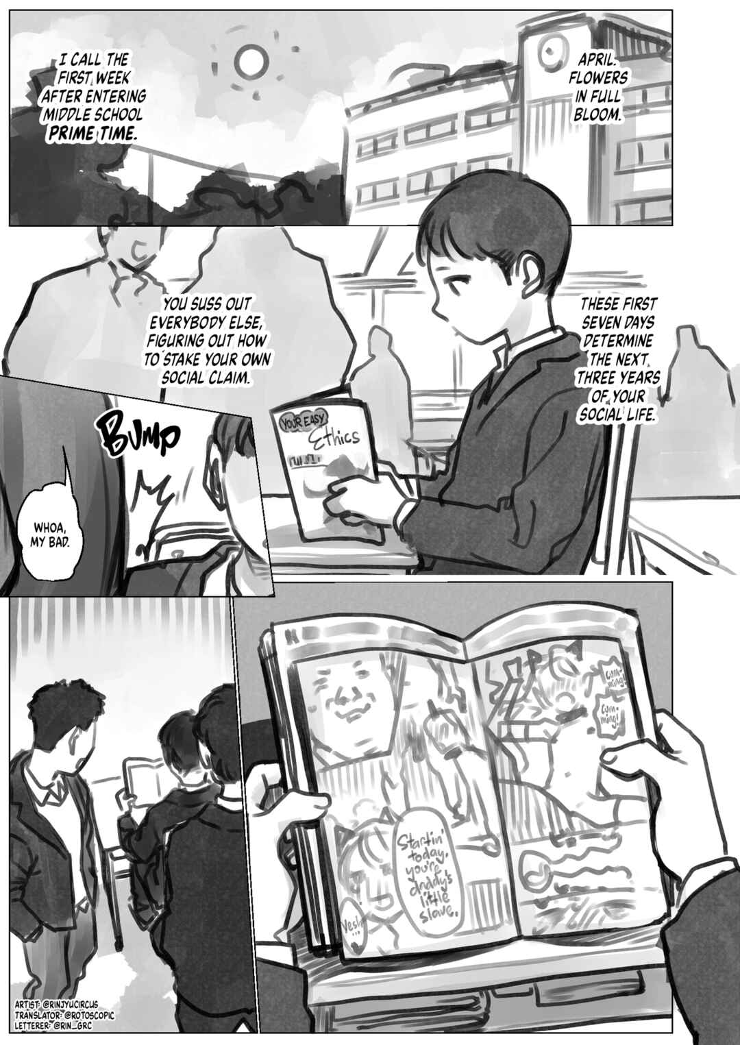 Page 1 Chapter 1 JC Sasha-chan to Classmate Otaku-kun