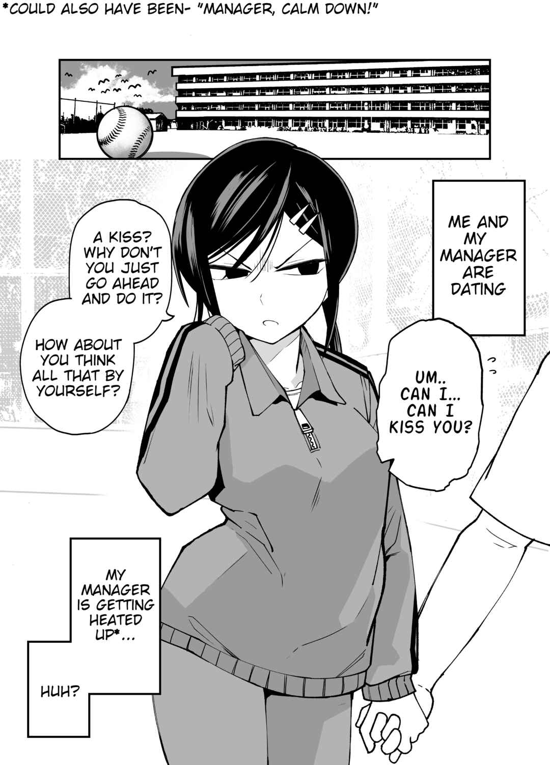Page 1 Chapter 9 The Manager of the Baseball Club Is Strict Only With Me