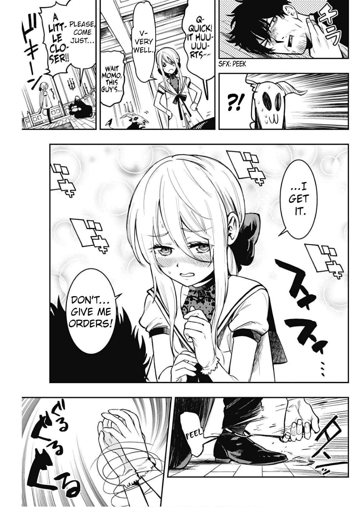 Page 14 Chapter 4 MoMo -the blood taker-