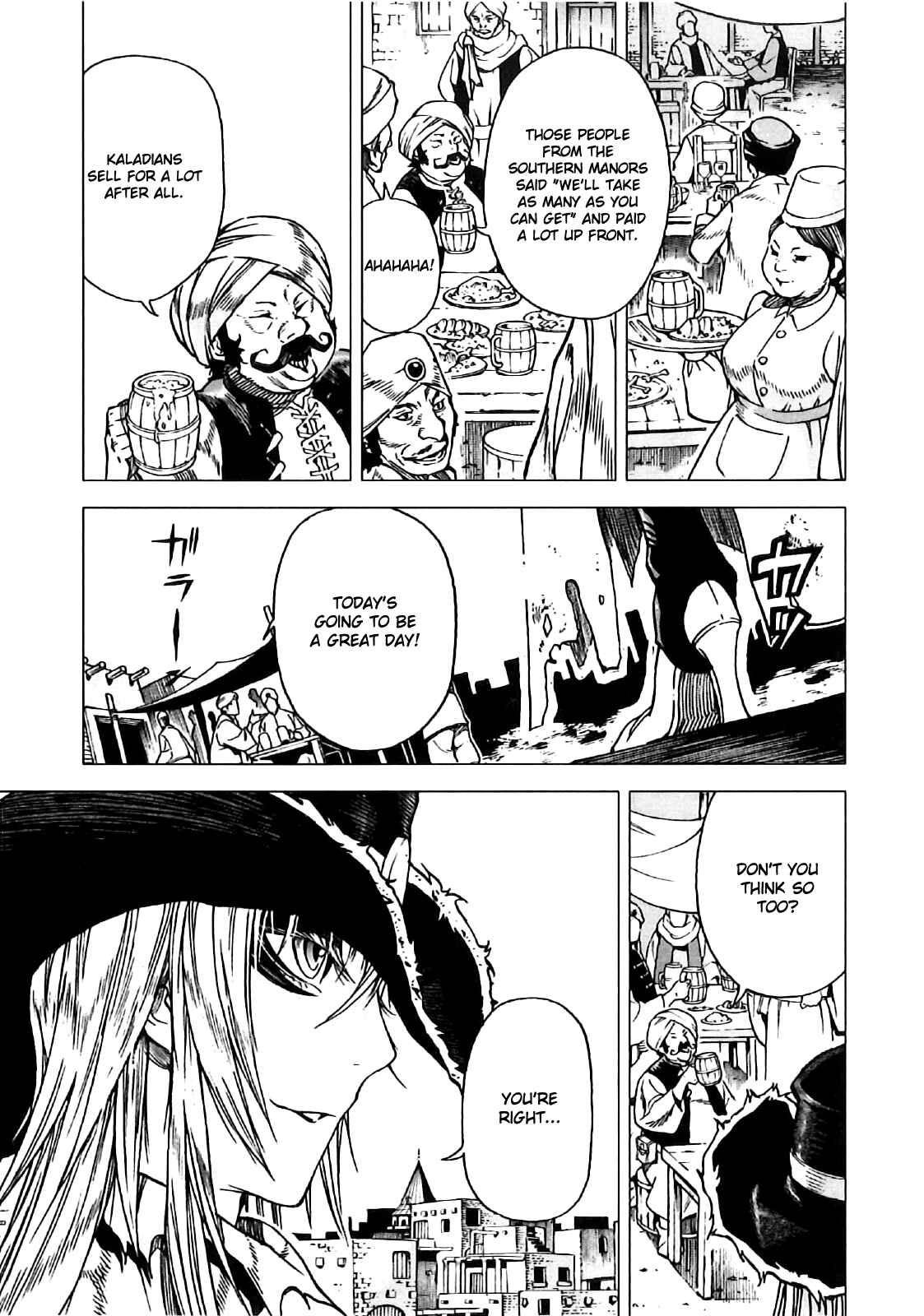 Page 28 Chapter 8 Kiba no Tabishounin ~The Arms Peddler~