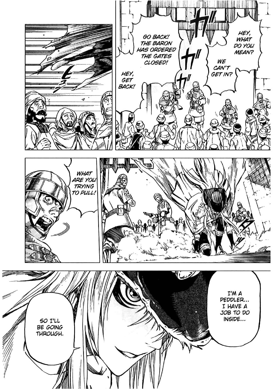 Page 28 Chapter 9 Kiba no Tabishounin ~The Arms Peddler~
