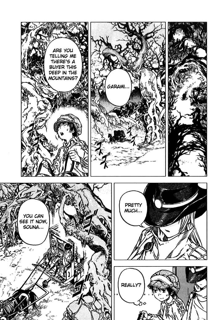 Page 1 Chapter 3 Kiba no Tabishounin ~The Arms Peddler~
