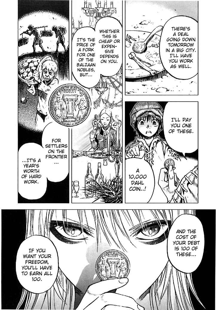 Page 8 Chapter 4 Kiba no Tabishounin ~The Arms Peddler~