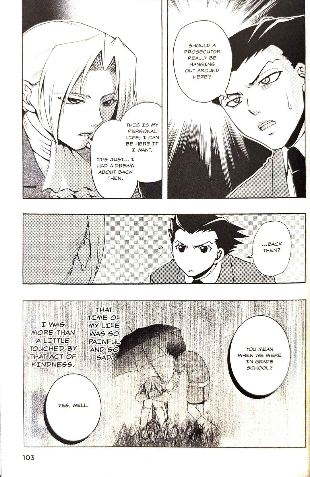 Page 5 Chapter 6 Gyakuten Saiban Official Anthology Comic: Naruhodou-hen