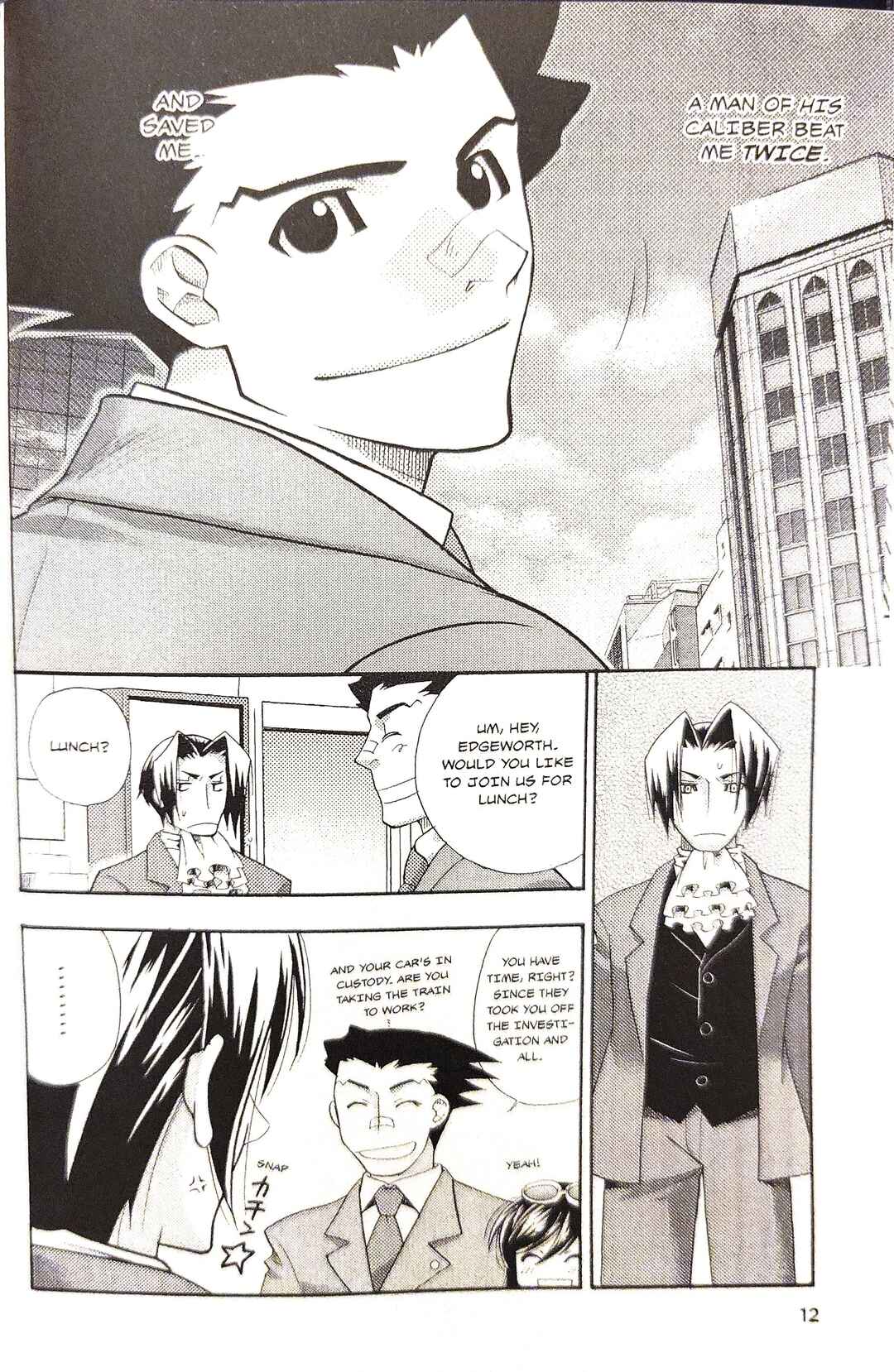 Page 14 Chapter 1 Gyakuten Saiban Official Anthology Comic: Naruhodou-hen