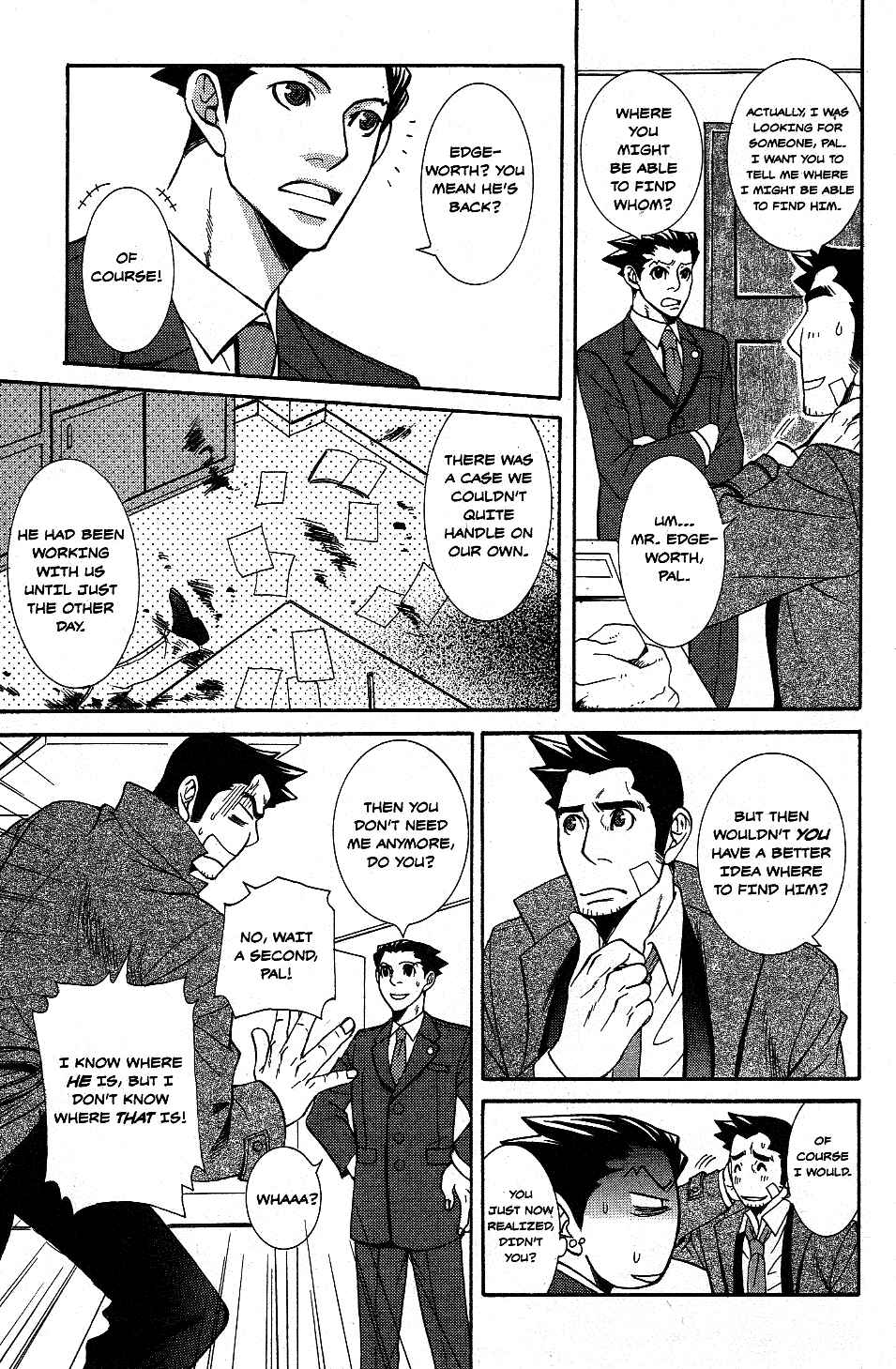 Page 9 Chapter 14 Gyakuten Saiban Official Anthology Comic: Naruhodou-hen