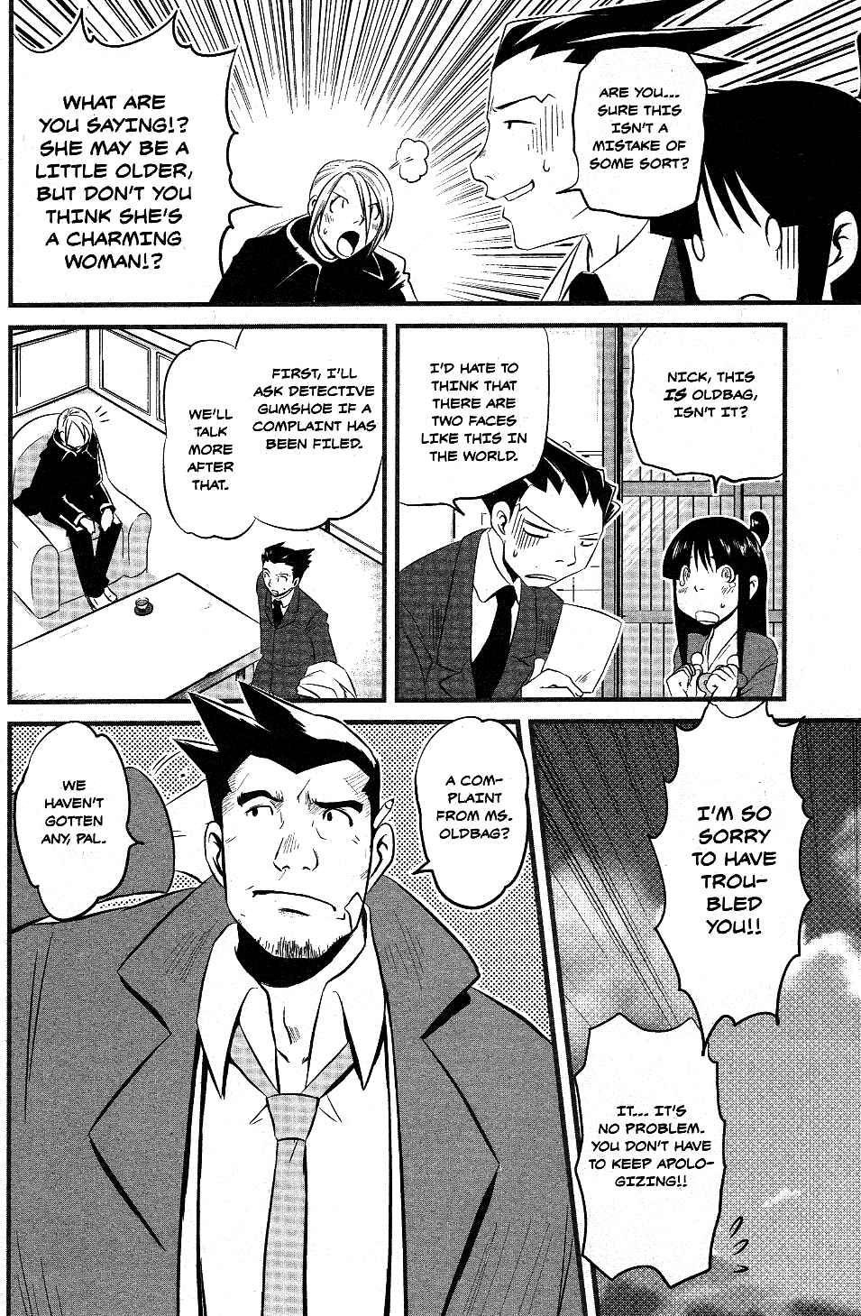 Page 8 Chapter 3 Gyakuten Saiban Official Anthology Comic: Naruhodou-hen