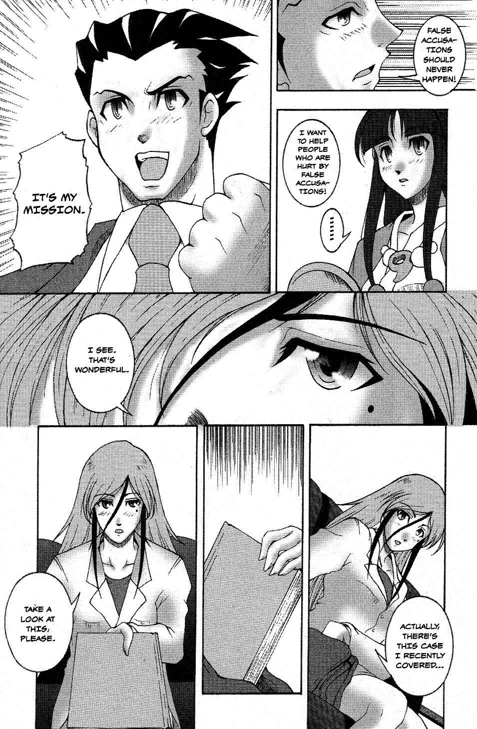 Page 5 Chapter 2 Gyakuten Saiban Official Anthology Comic: Naruhodou-hen