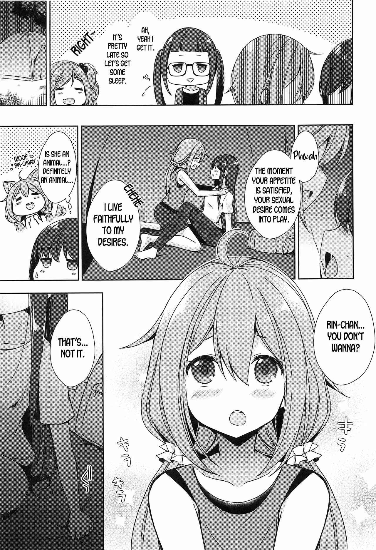 Page 7 Chapter Unknown_f838 Yuru Camp - Rin and Nadeshiko ~Night of the Camp Chapter~ (Doujinshi)