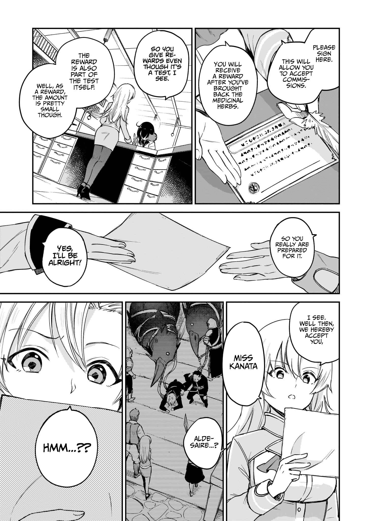 Page 9 Chapter 3 Seijo-sama? Iie, Toorisugari no Mamonotsukai Desu!: Zettai Muteki no Seijo wa Mofumofu to Tabi wo Suru