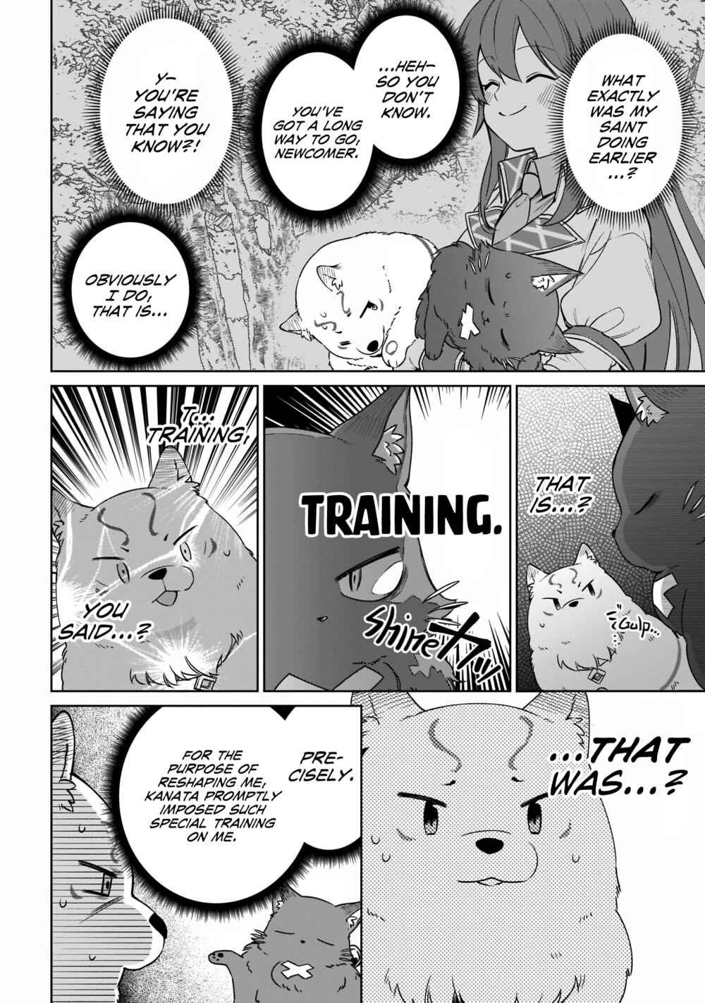 Page 8 Chapter 10 Seijo-sama? Iie, Toorisugari no Mamonotsukai Desu!: Zettai Muteki no Seijo wa Mofumofu to Tabi wo Suru
