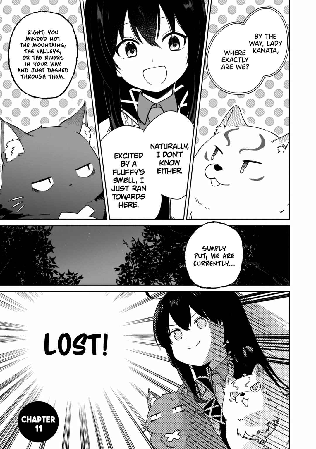 Page 1 Chapter 11 Seijo-sama? Iie, Toorisugari no Mamonotsukai Desu!: Zettai Muteki no Seijo wa Mofumofu to Tabi wo Suru