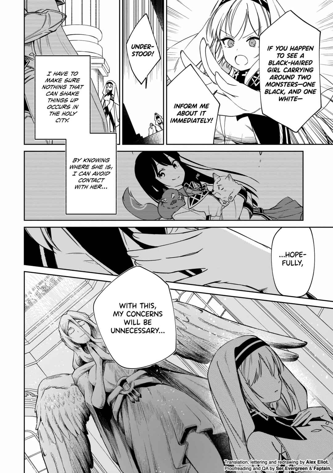 Page 38 Chapter 15 Seijo-sama? Iie, Toorisugari no Mamonotsukai Desu!: Zettai Muteki no Seijo wa Mofumofu to Tabi wo Suru