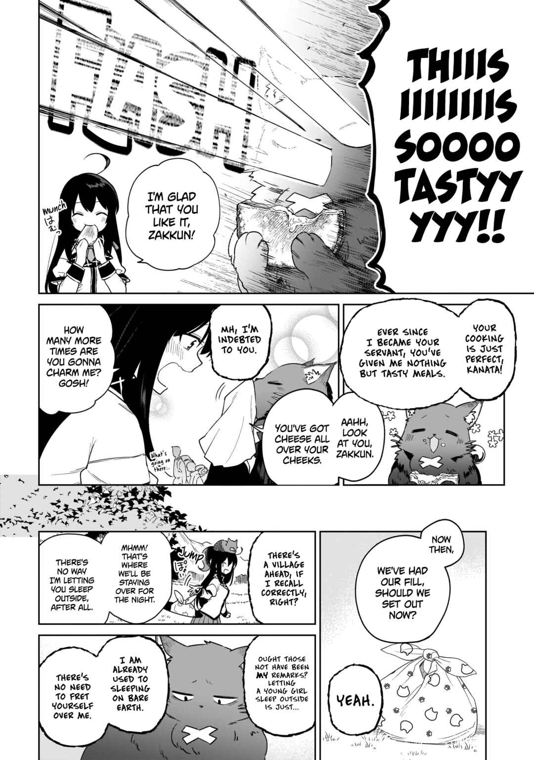 Page 4 Chapter 9 Seijo-sama? Iie, Toorisugari no Mamonotsukai Desu!: Zettai Muteki no Seijo wa Mofumofu to Tabi wo Suru